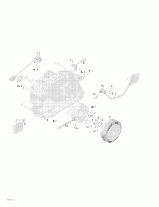 ����������  Outlander 400, 2003 - Magneto