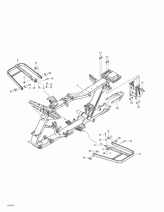  BRP Outlander 400, 2003  - Frame