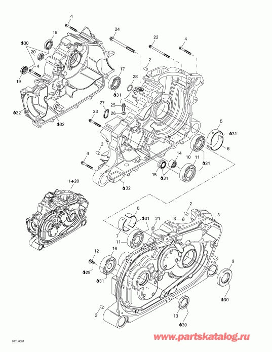  Bombardier - Crankcase