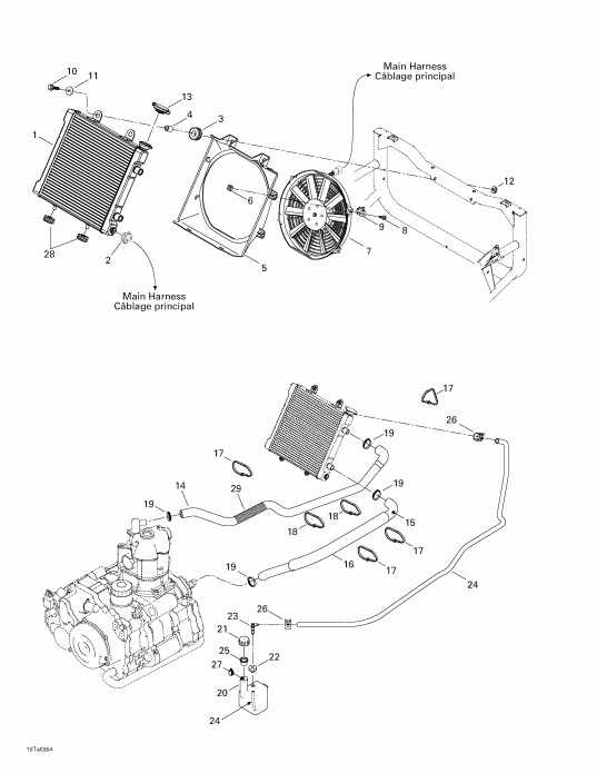    Traxter Autoshift Std, 2003 - Cooling System