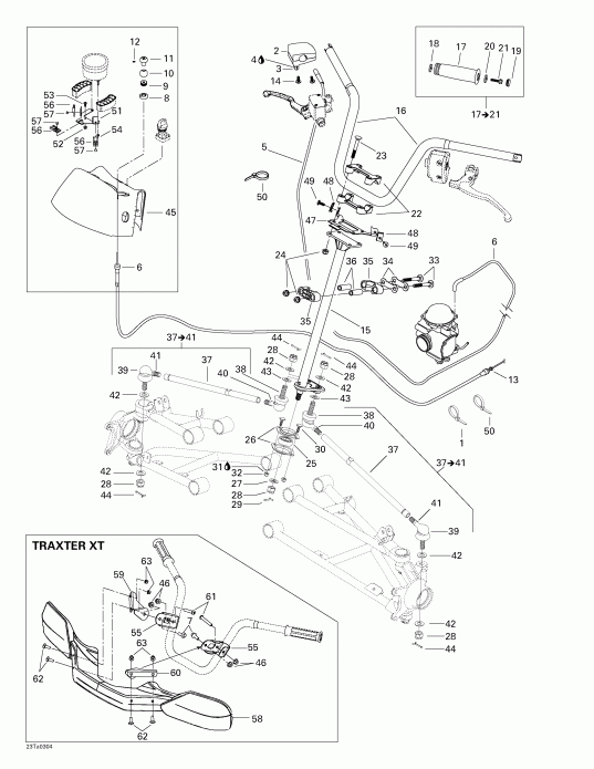    Traxter Autoshift Std, 2003 - Steering System