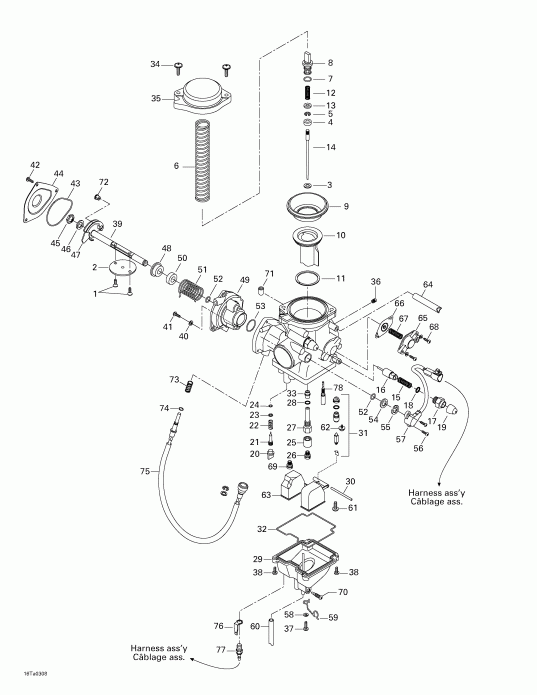 ����������  Traxter Max, 2003 - Carburetor