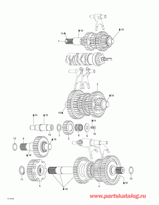  Traxter XL, 7565, 2003 - Transmission