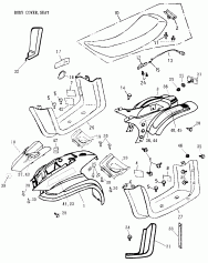 09-  ,  (09- Body Cover, Seat)