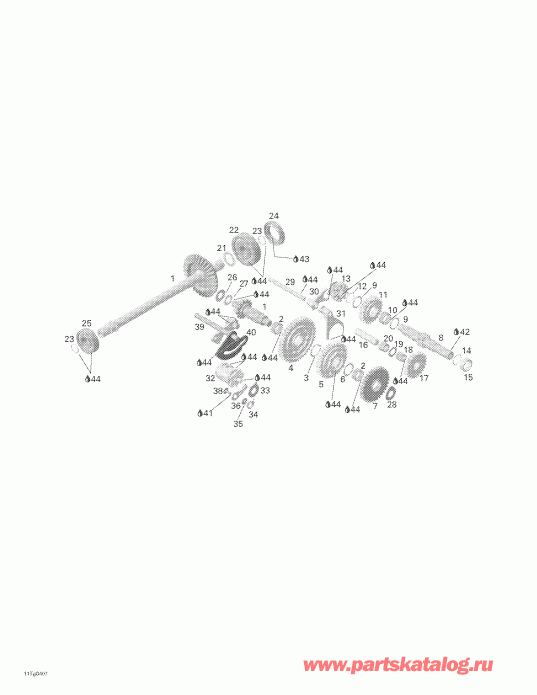 ����������  Outlander 400 XT 4 X 4, 2004 - Gear Shift