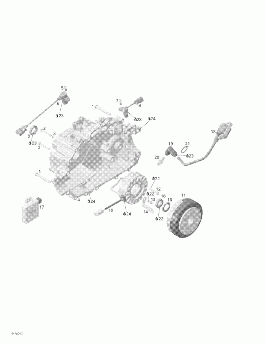 ���������� BRP ������ Outlander MAX 400, 2004 - Magneto