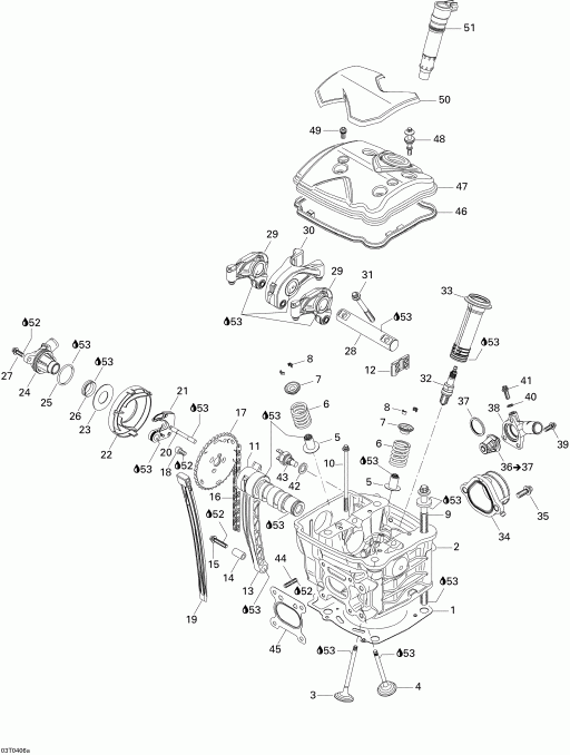 Bombardier  Quest MAX, 2004 - Crankshaft, Piston And Cylinder