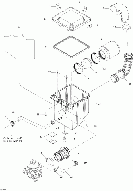 BRP  Quest MAX, 2004 - Air   System