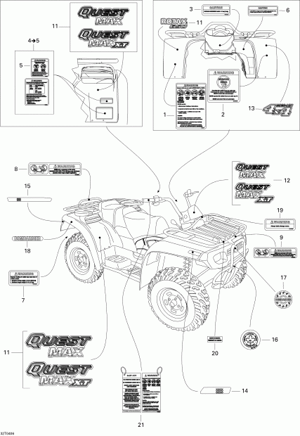 ATV  Quest MAX, 2004  - 