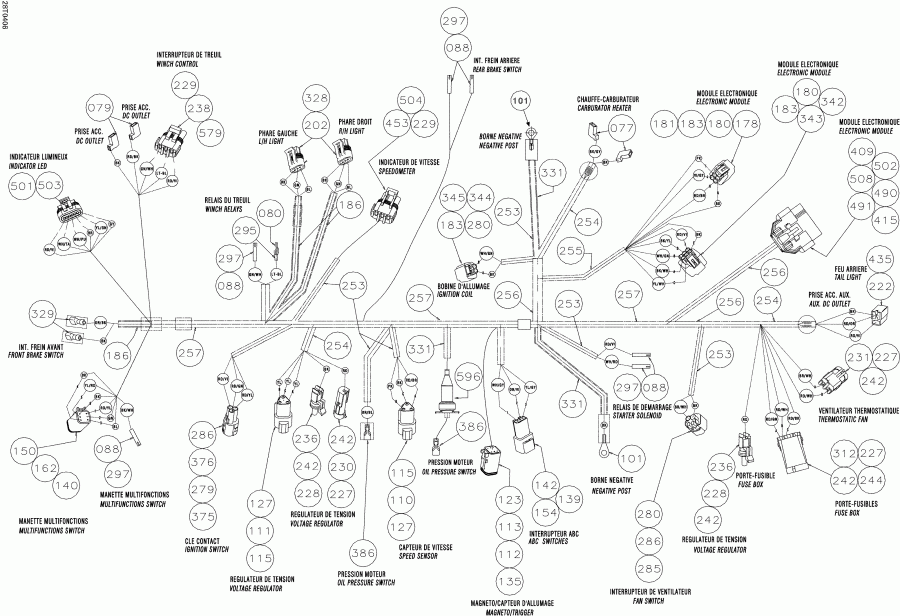 ATV  Quest MAX, 2004 ������ - Electrical Harness
