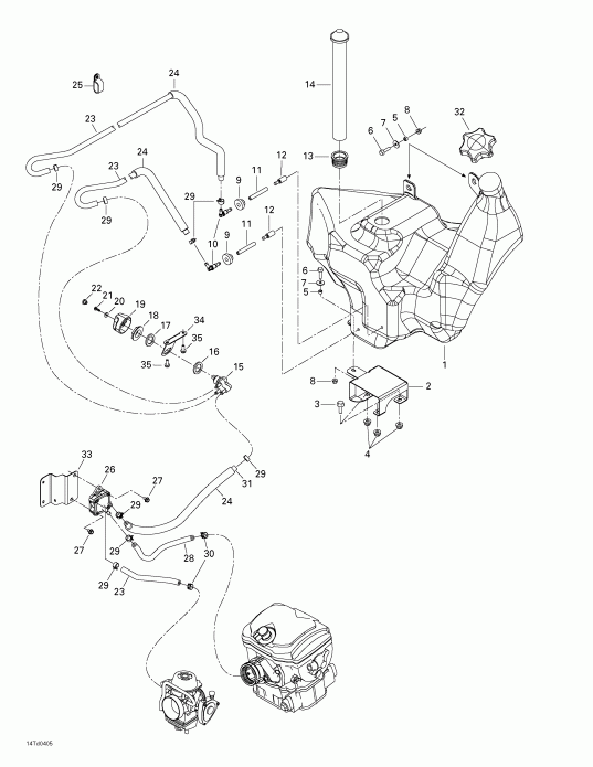    Quest STD, 2004 - Fuel Tank