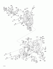 01-       (01- Crankcase, Water Pump And Oil Pump)