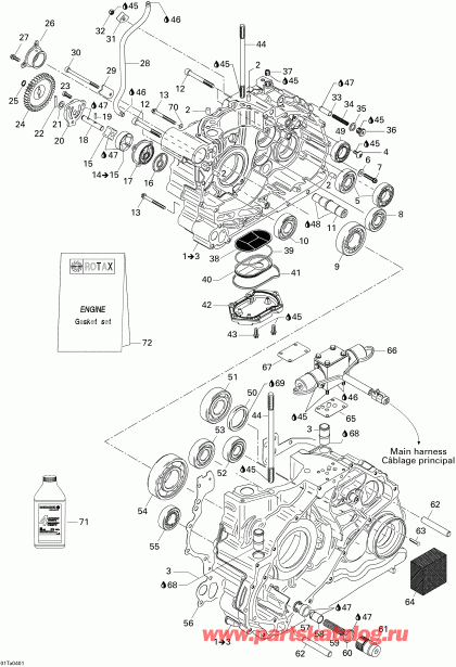 ������������ BRP ����������� Traxter Max Std & Max XT, 2004 - ������ ���������