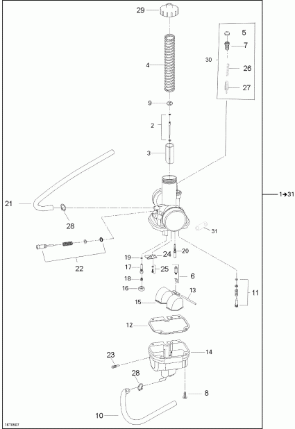    Rally 175, 2005 - Carburetor