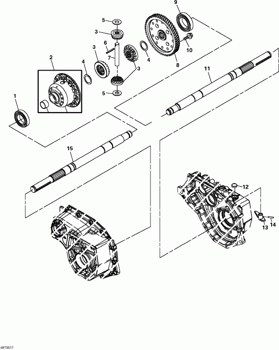  Bombardier Sarasota 1000, 2005  - Differential Gear