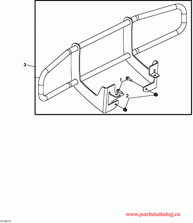 ATV BRP Sarasota 1000, 2005  - Optional Front Bumper