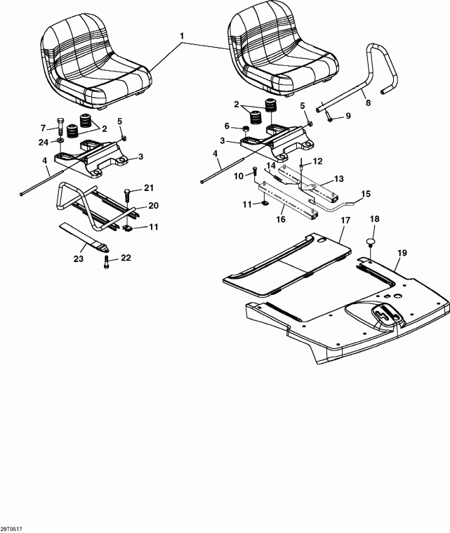  BRP Sarasota 1000, 2005  - Seat
