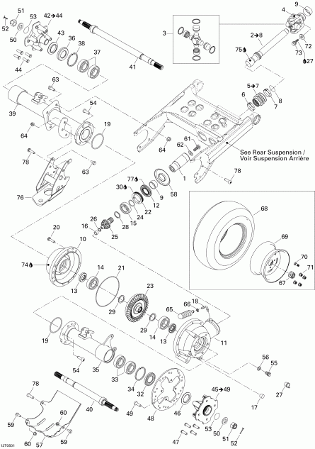  BRP - Drive System, Rear