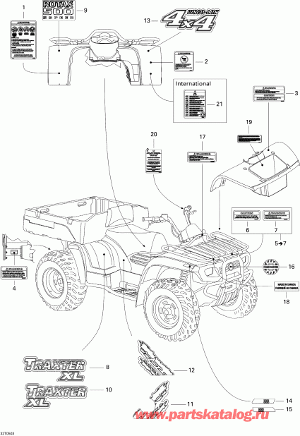 BRP  Traxter XL, 2005 - 