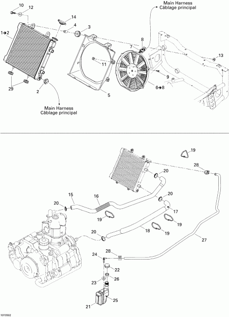 ����������  Traxter XT, 2005 ������ - Liquid Cooling