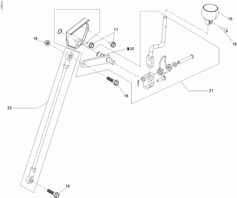   DS 250 NA / Inter, 2006  - Gear Shift