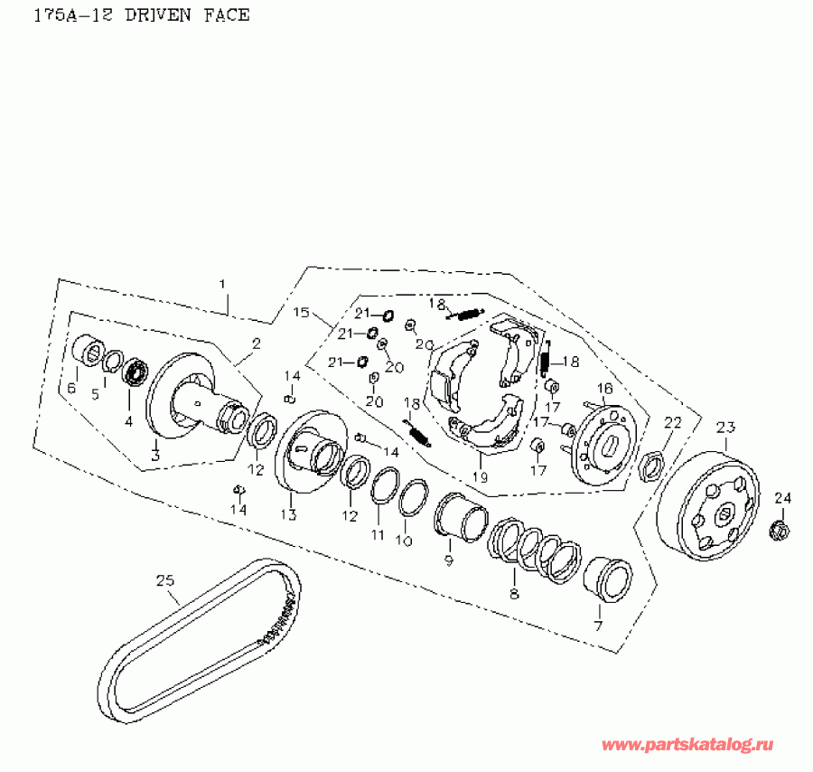  BRP Mini DS 90 4-strokes, 2006  -  System