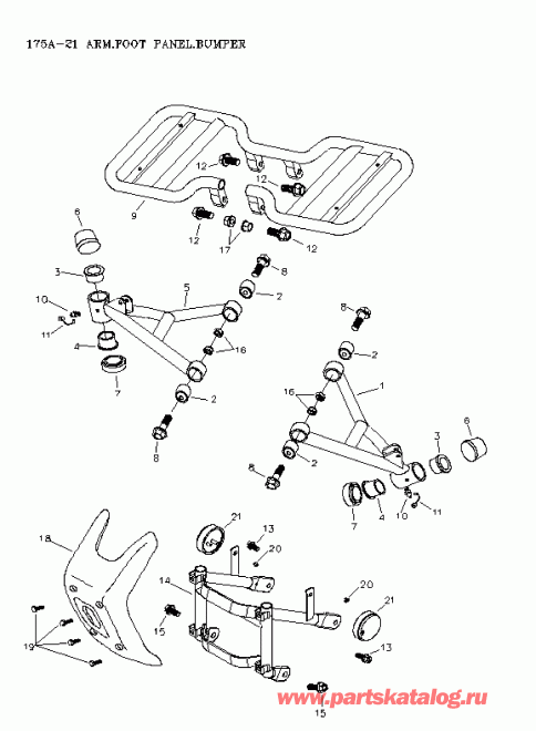  BRP Mini DS 90 4-strokes, 2006  - Frame, System