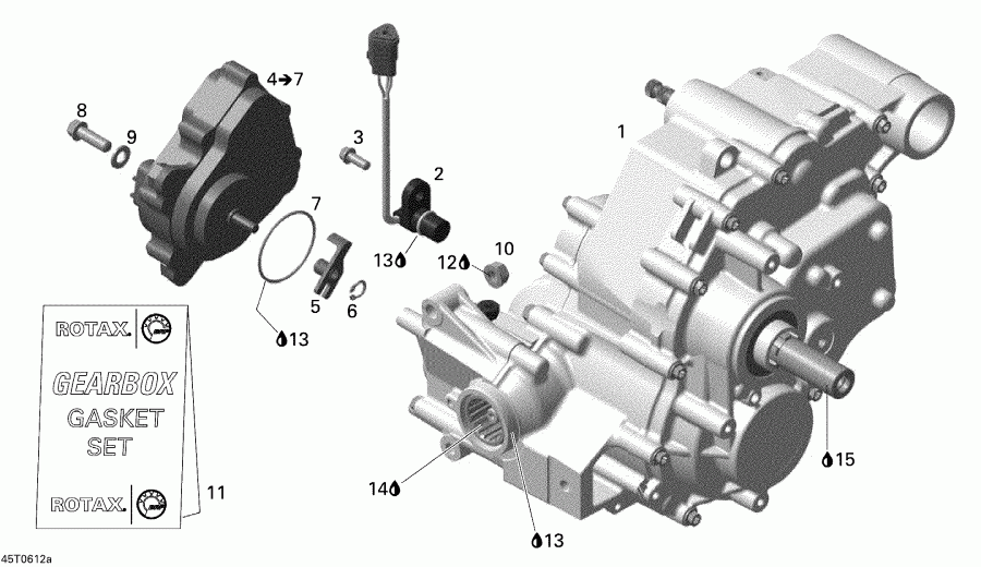 ATV  Outlander 650 XT 4 X 4, 2006  - Gear Box 1