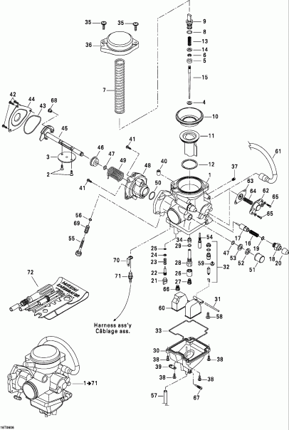 ����������  Outlander MAX 400 STD 4 X 4, 2006 - Carburetor