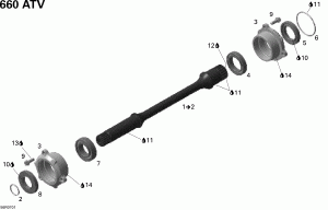 08-    (from  Number M6377192) (08- Drive Shaft (from Engine Number M6377192))