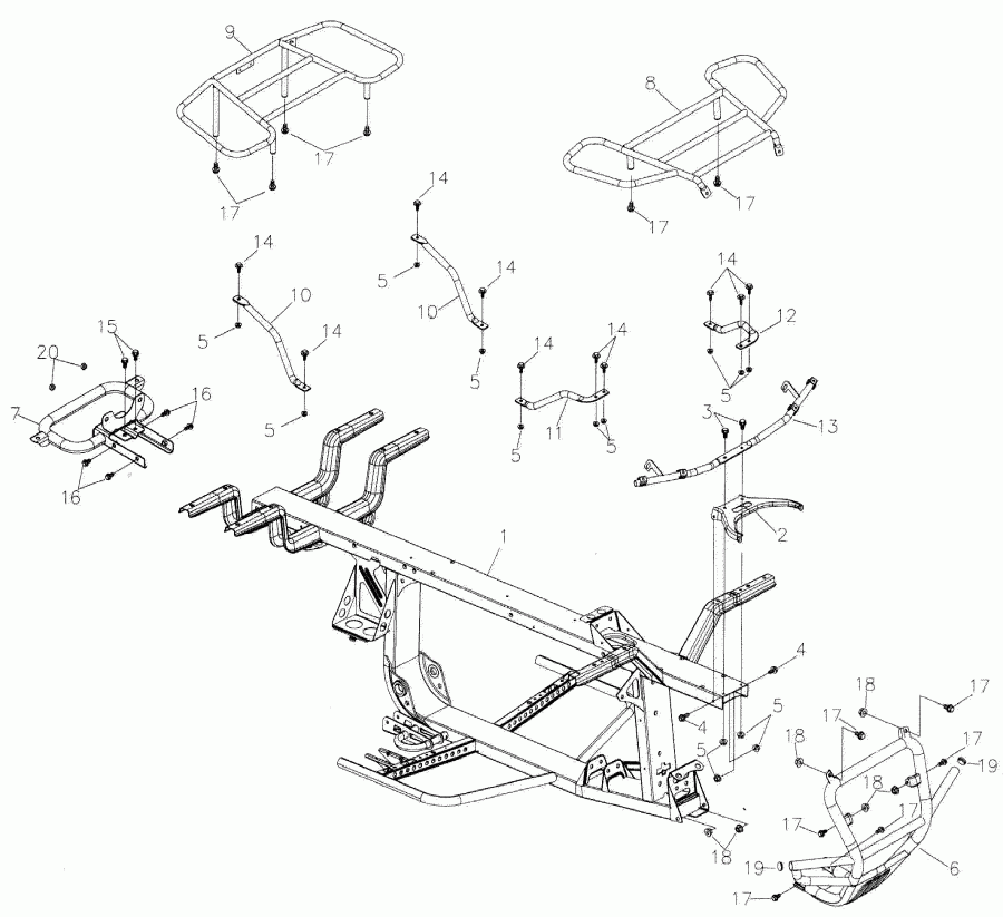 BRP Rally 175, 2006 -   Luggage Racks