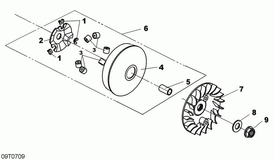  BRP - Drive Pulley
