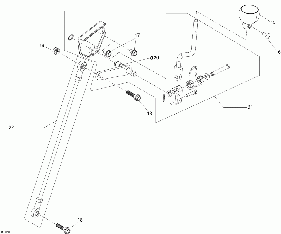   DS 250, CE, 2007  - Gear Shift