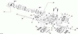 08- Rear Swing  (08- Rear Swing Arm)