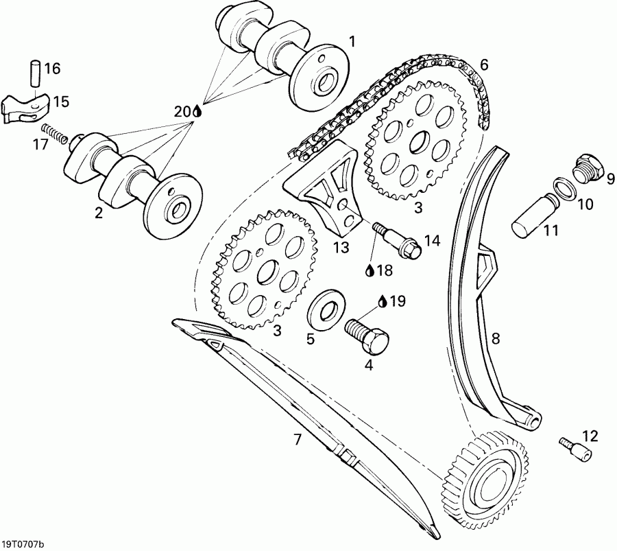 DS 650 X, 2007 - Valve 2