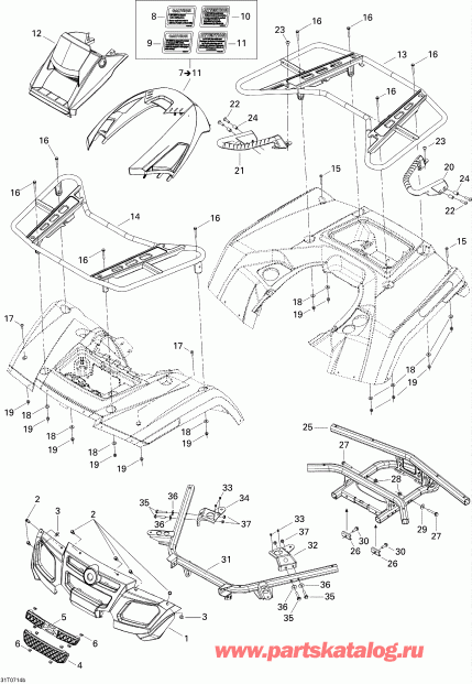 ATV  Outlander MAX 500 STD 4 X 4, 2007 ������ - ������ � ���������� 2