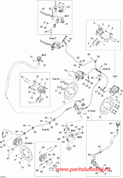 ������ Outlander MAX 650 STD 4 X 4, 2007 - Hydraulic Brakes