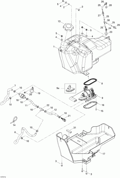   Outlander MAX 800 LTD 4 X 4, 2007 - Fuel System