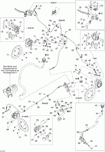 ATV BRP - Hydraulic Brakes