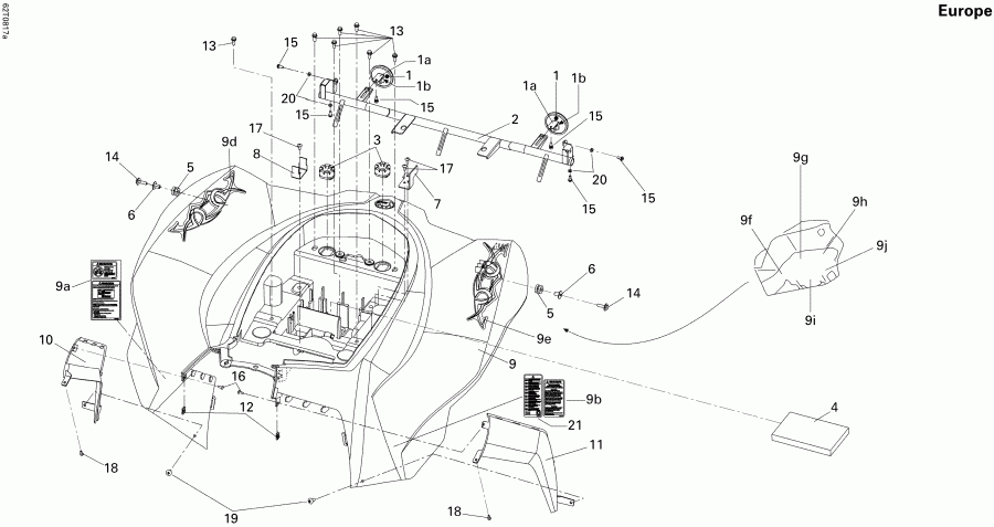 BRP - Rear Fender 