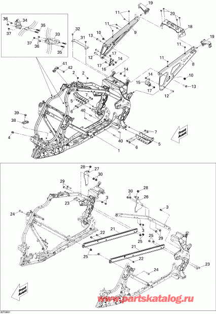    DS 450, 2008 - Frame