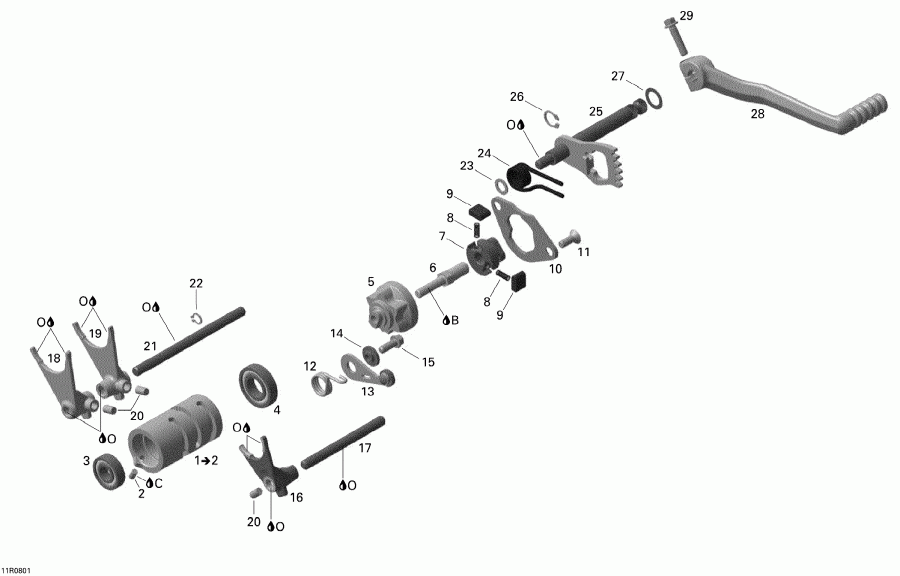    DS 450 X, 2008 - ing System