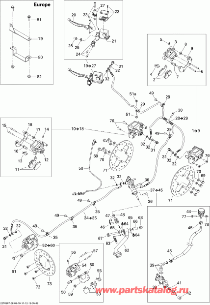 ������������ BRP Outlander 400 EFI STD, 2008 - Hydraulic Brakes
