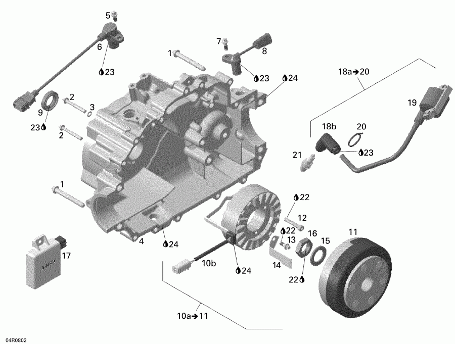 ������ Outlander 400 XT, 2008 - Magneto