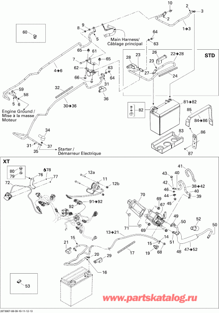 ���������� BRP Outlander 500 XT, 2008 ������ - ��������� System Xt