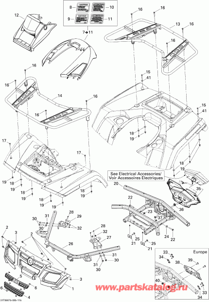  BRP Outlander 650 STD, 2008  -    2