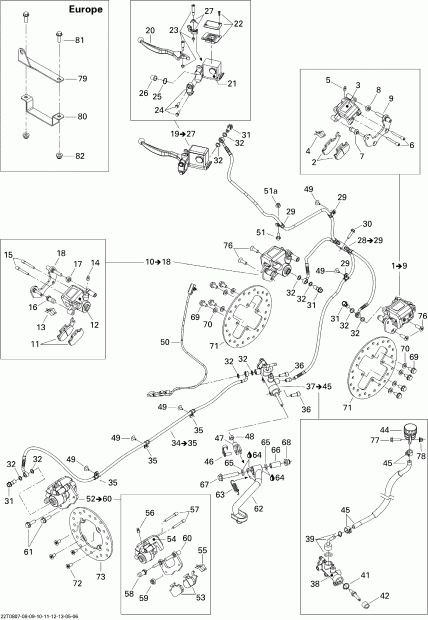   Outlander 800 XT, 2008  - Hydraulic Brakes