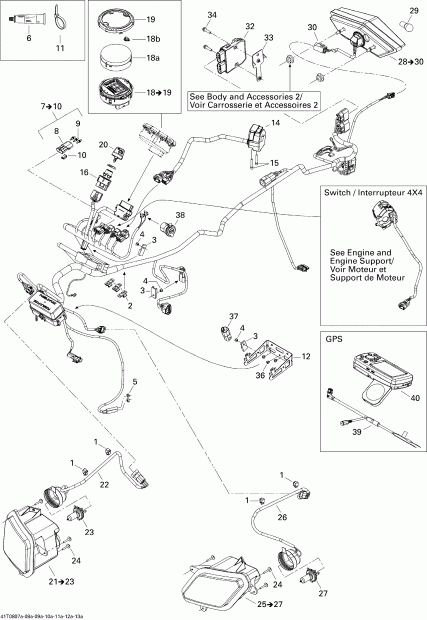    Outlander 800 XT, 2008 - Electrical Accessories 1, Xt