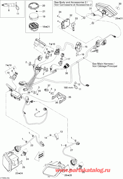 ���������� BRP ������ Outlander MAX 400 EFI STD, 2008 - Electrical Accessories Std