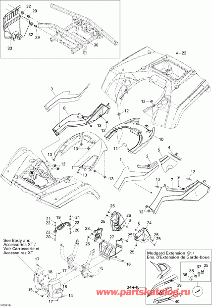   Outlander MAX 800 LTD, 2008 - Body And Accessories 3